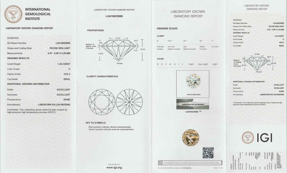 1ct loose moissanite diamond E VS1 IDEAL hpht white synthetic diamonds