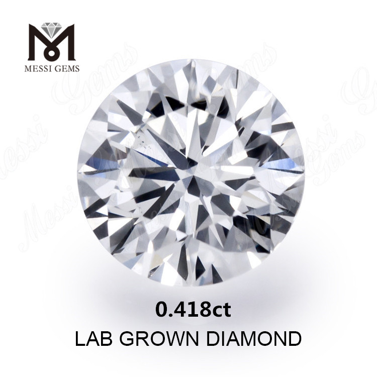 0.418ct lab diamond white H VS2 NGIC certificate Synthetic diamond