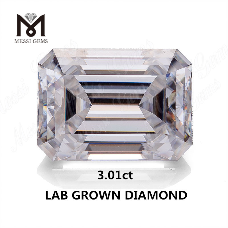 3.01ct lab made diamond white GH VS EX SYN.diamond